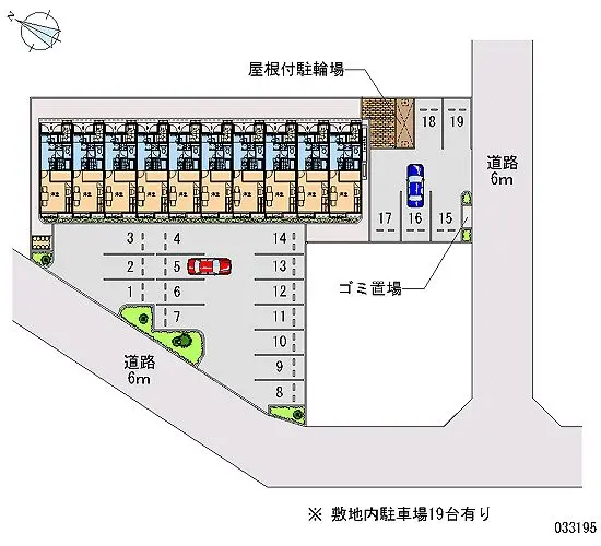 ★手数料０円★明石市魚住町住吉４丁目　月極駐車場（LP）